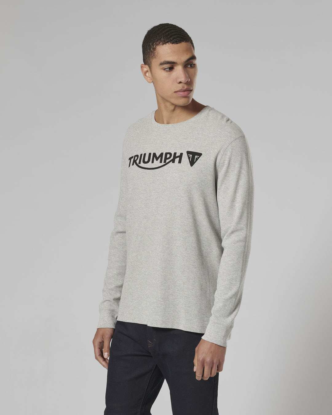 BETTMAN L/S WAFFLE T-SHIRT GREY MARL photo 6