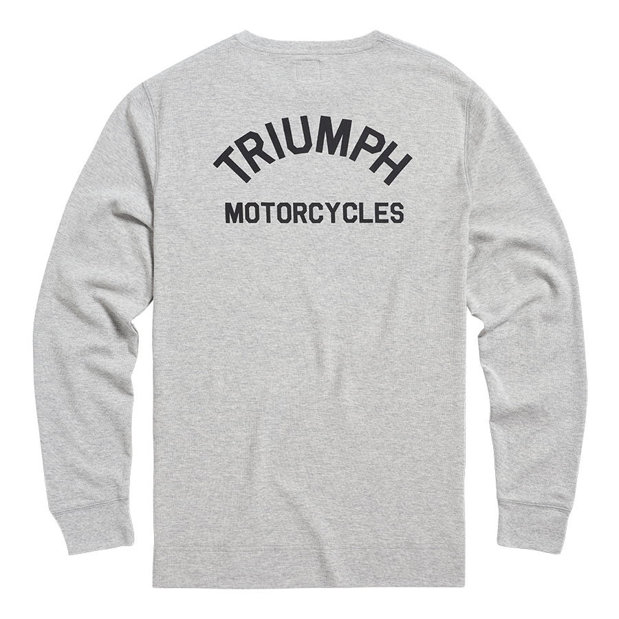 DEAN L/S WAFFLE T-SHIRT GREY MARL photo 2