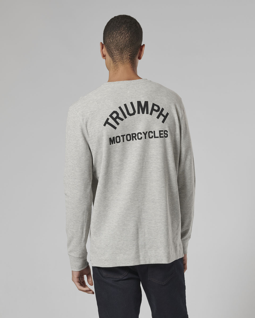 DEAN L/S WAFFLE T-SHIRT GREY MARL photo 6