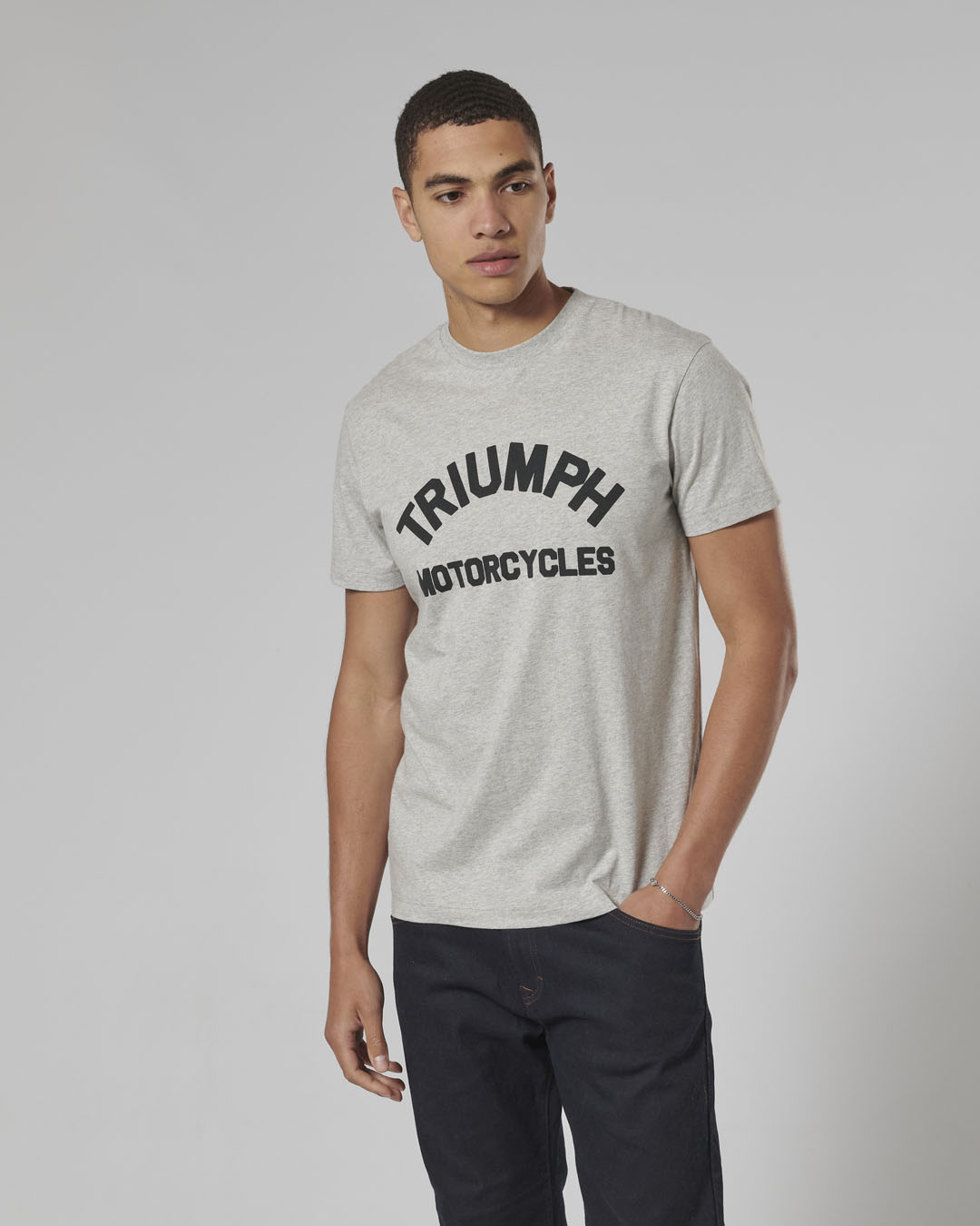 Burnham T-Shirt Grey Marl photo 6
