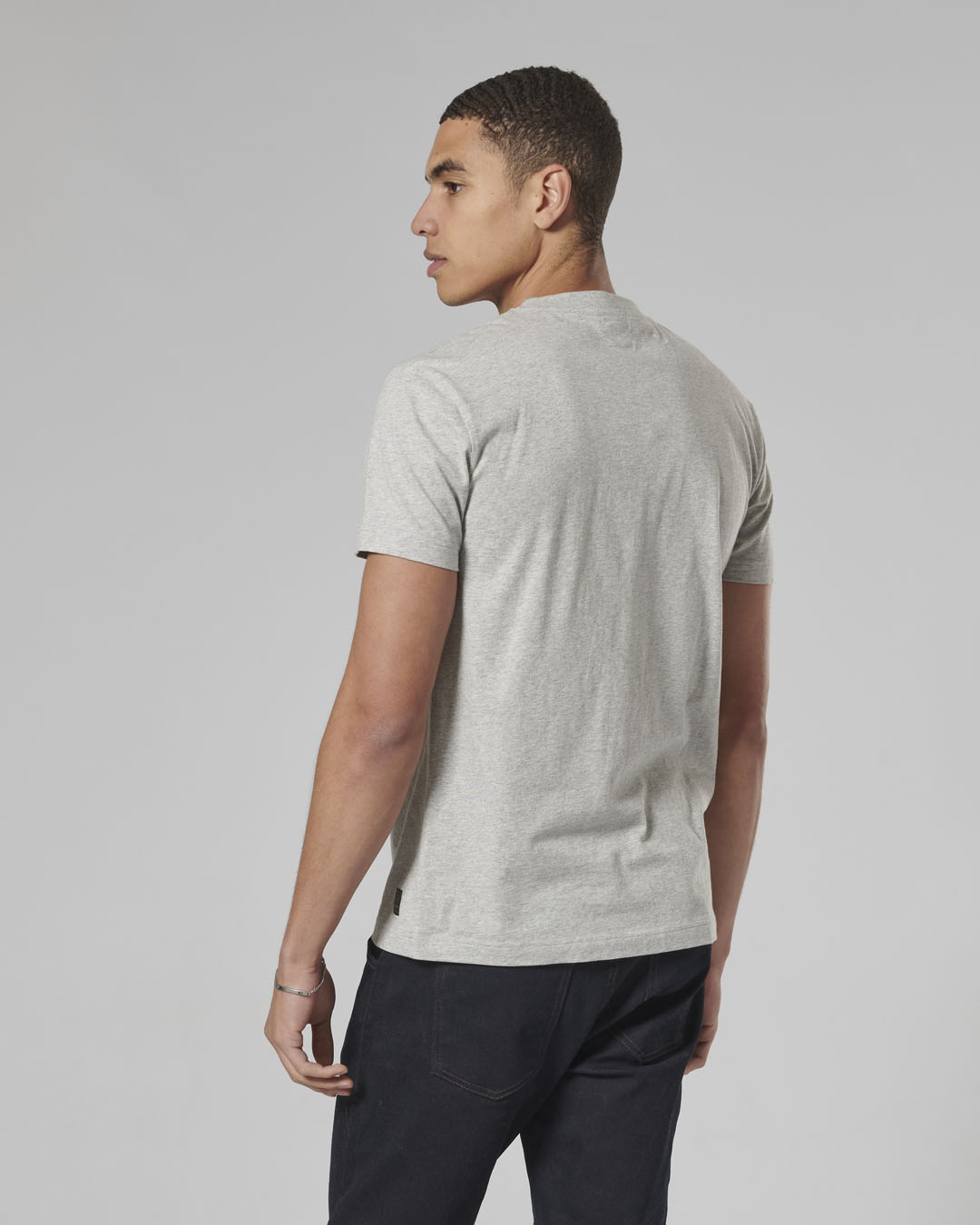 Burnham T-Shirt Grey Marl photo 7