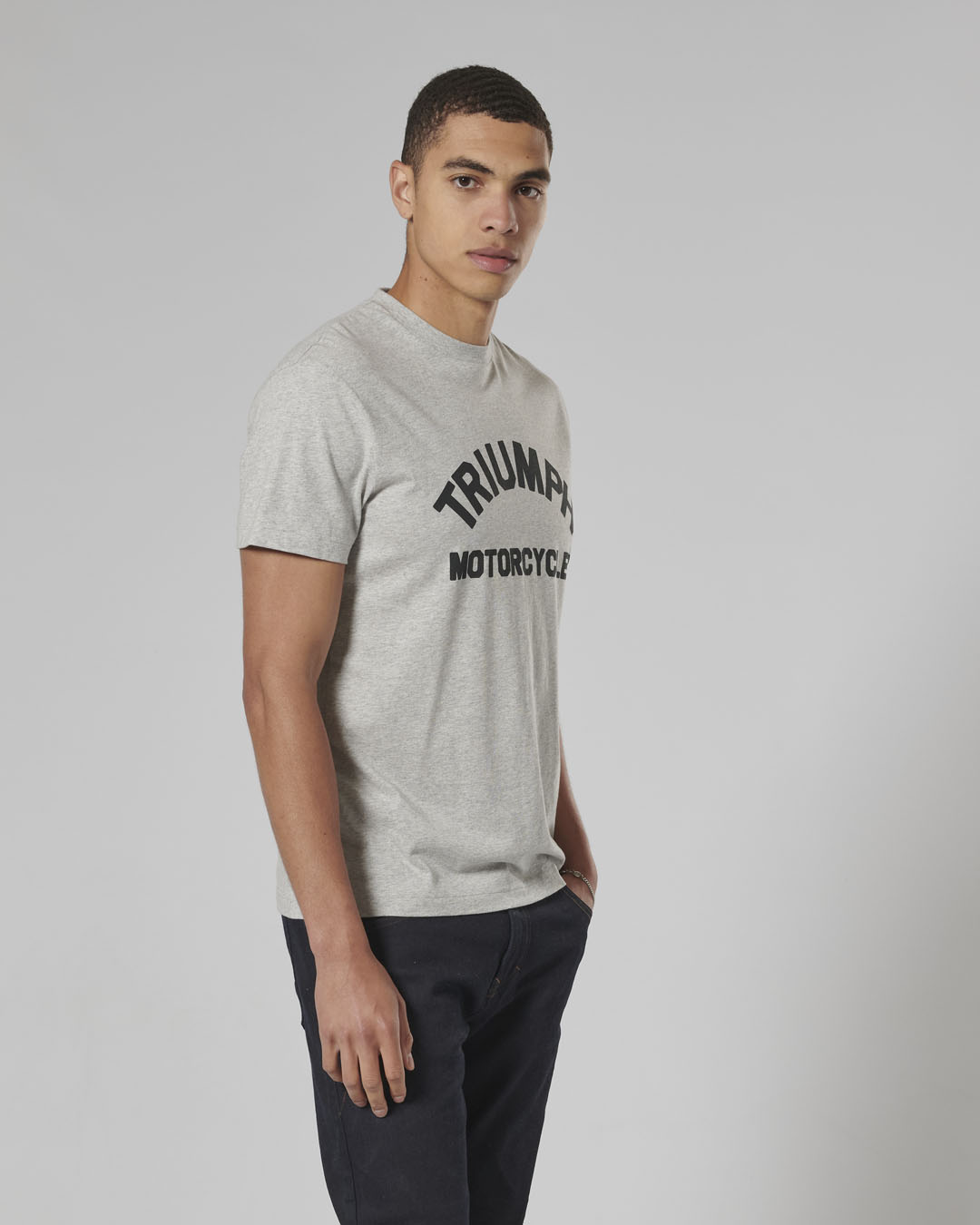 Burnham T-Shirt Grey Marl photo 3