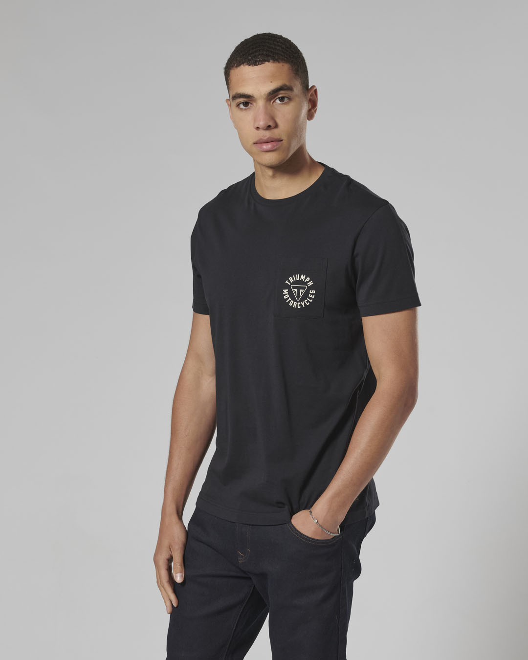Newlyn T-shirt Jet Black photo 3