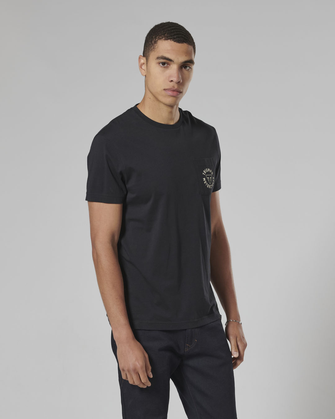 Newlyn T-shirt Jet Black photo 2