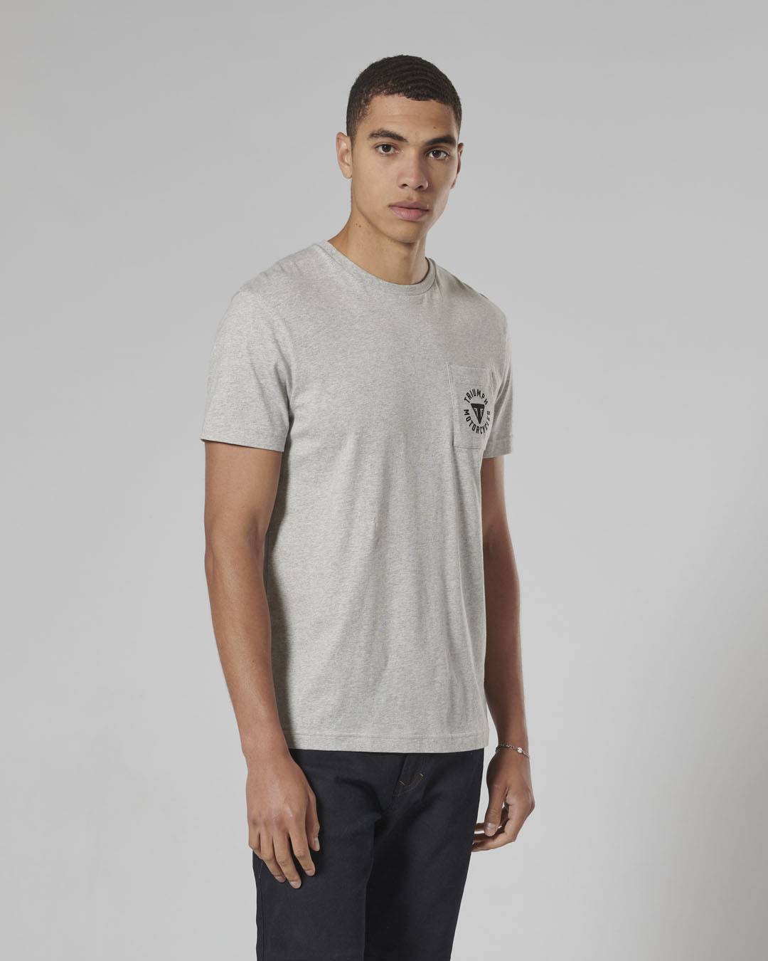 Newlyn T-Shirt Grey Marl photo 2