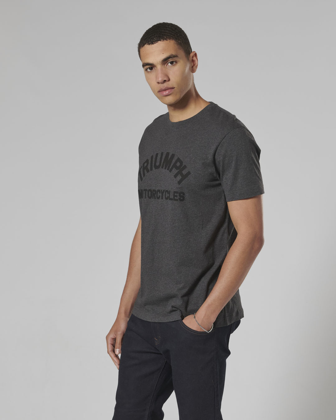 Burnham Tee Black Marl photo 5