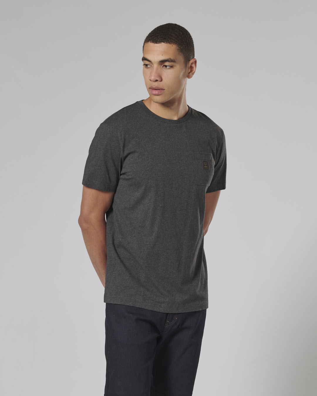 Ditchling Tee Black Marl photo 5