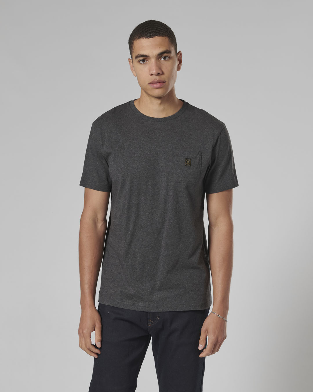 Ditchling Tee Black Marl photo 6