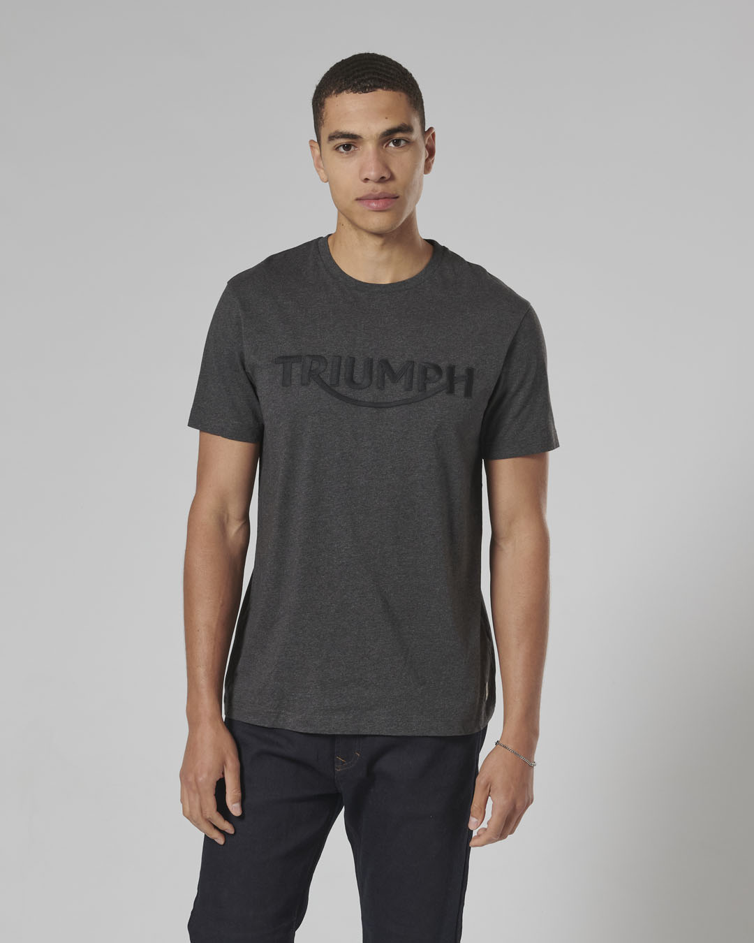Bamburgh Tee Black Marl photo 5