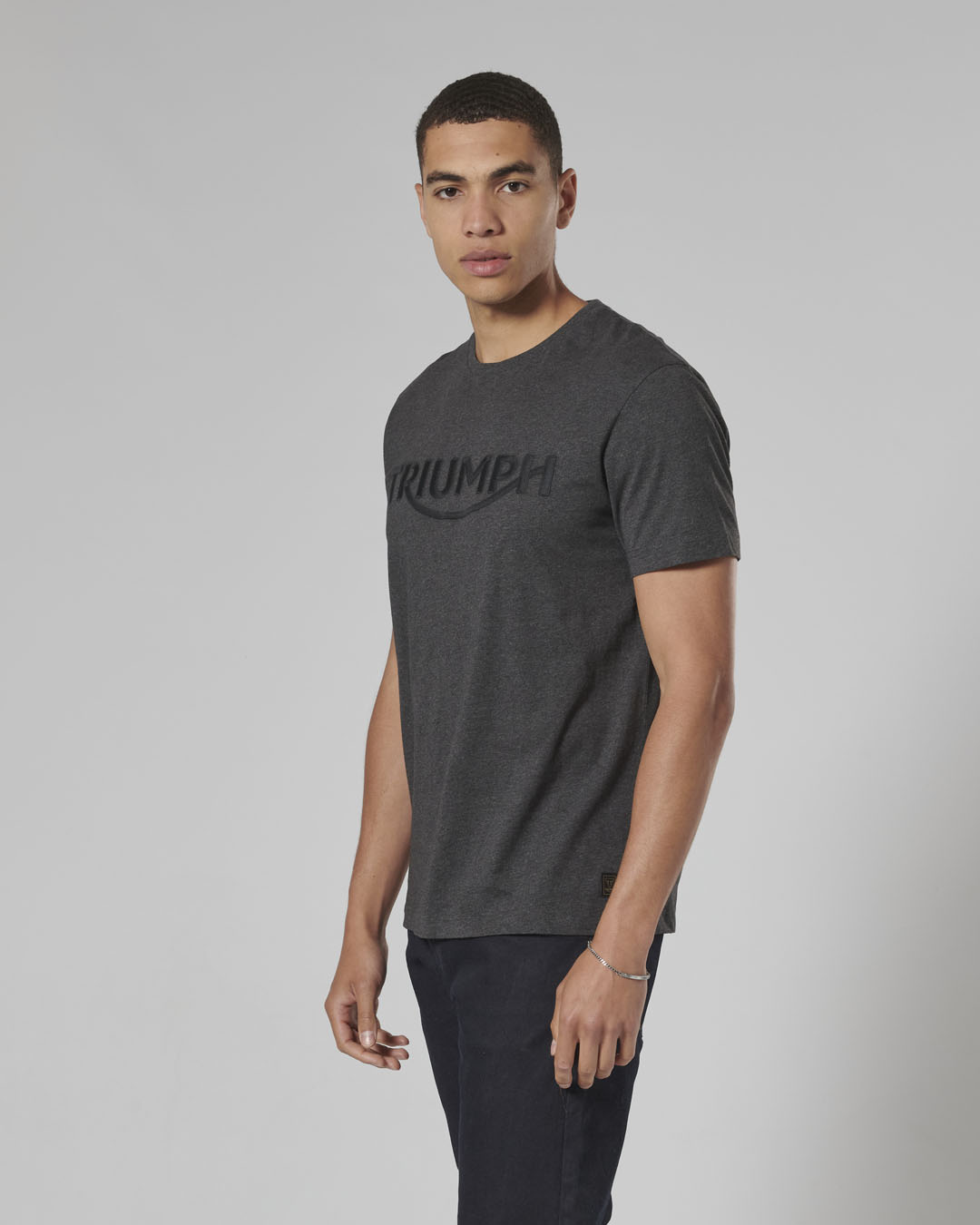 Bamburgh Tee Black Marl photo 4