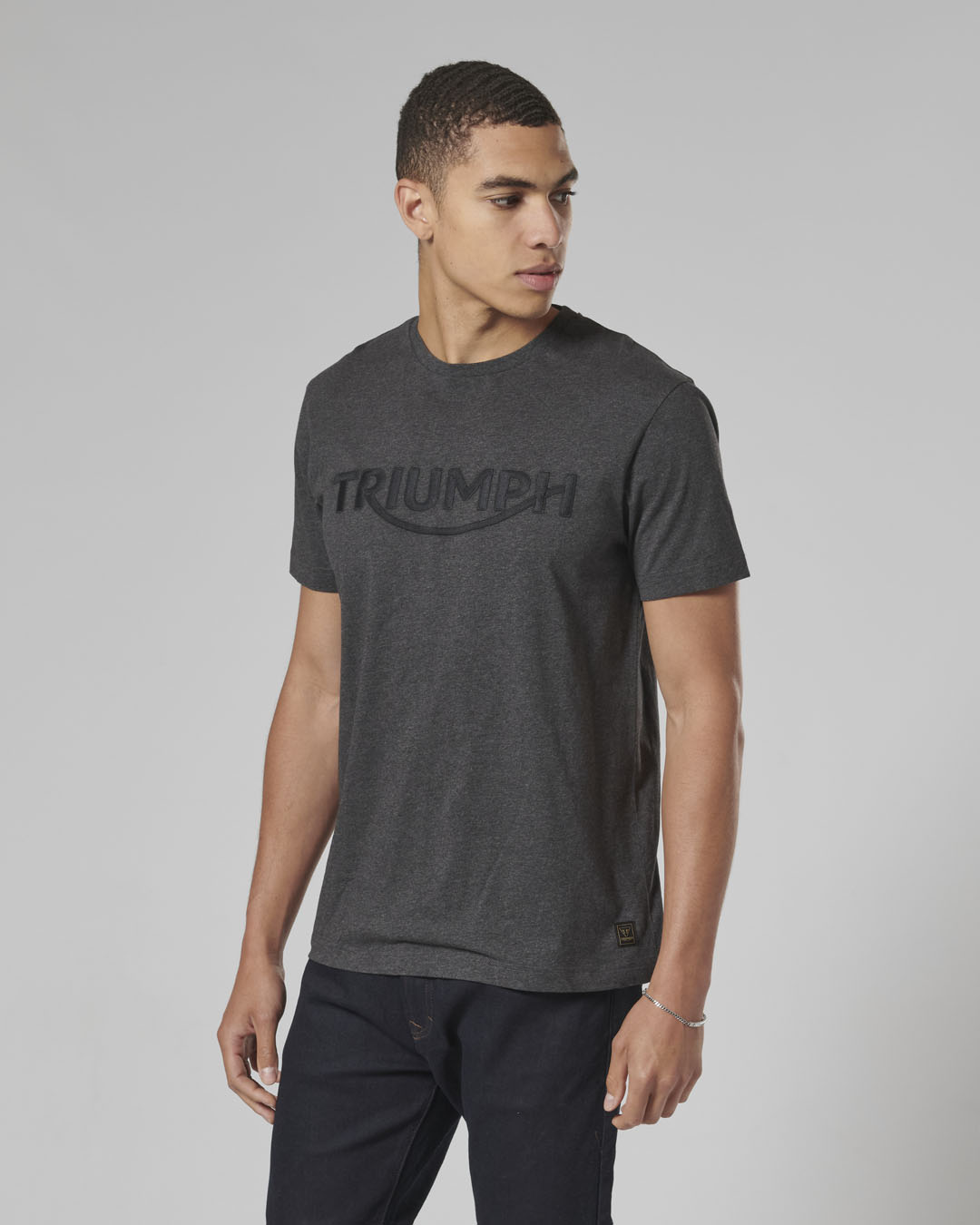 Bamburgh Tee Black Marl photo 7