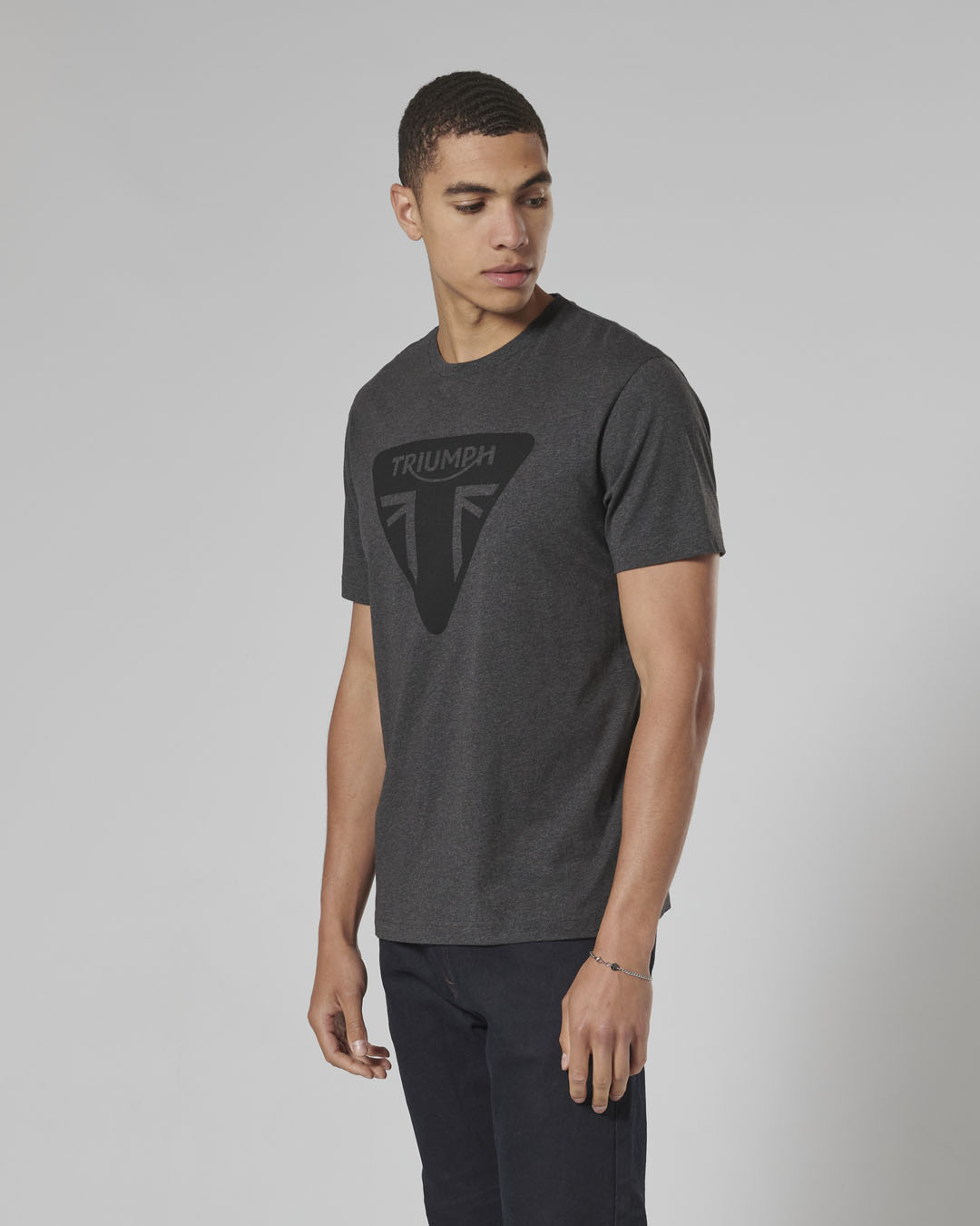 Helstom Tee Black Marl photo 5