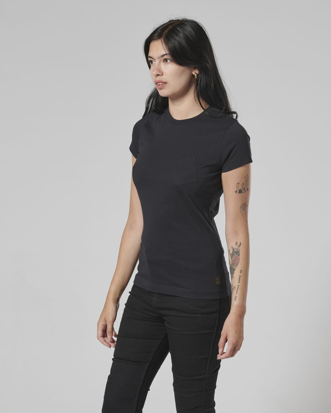 Bonneville Ladies T120 Tee Black photo 9