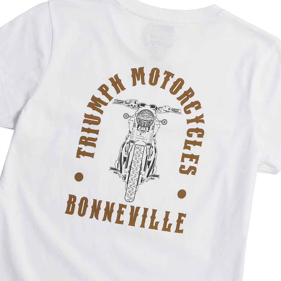 Bonneville Ladies T120 Tee White photo 1