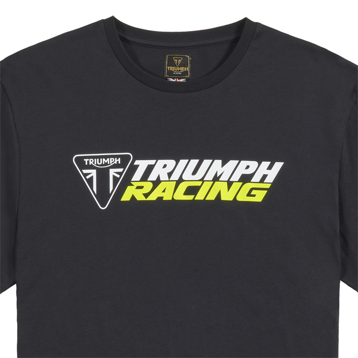 RACING TEE BLACK / YELLOW L image 9