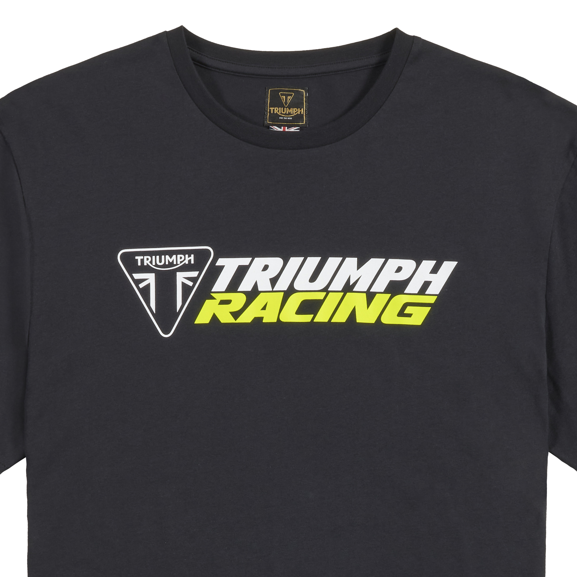 RACING TEE BLACK / YELLOW L image 6