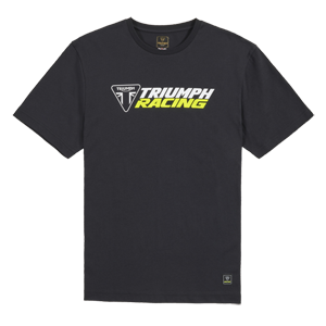 RACING TEE BLACK / YELLOW S image 5