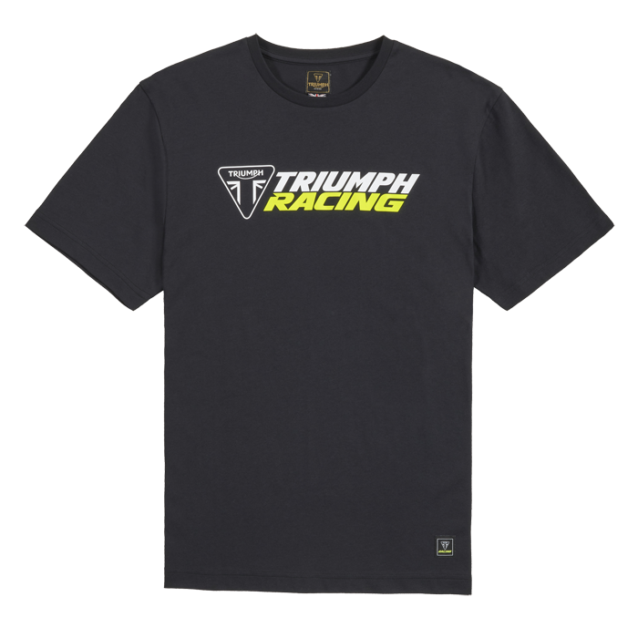 RACING TEE BLACK / YELLOW S image 12