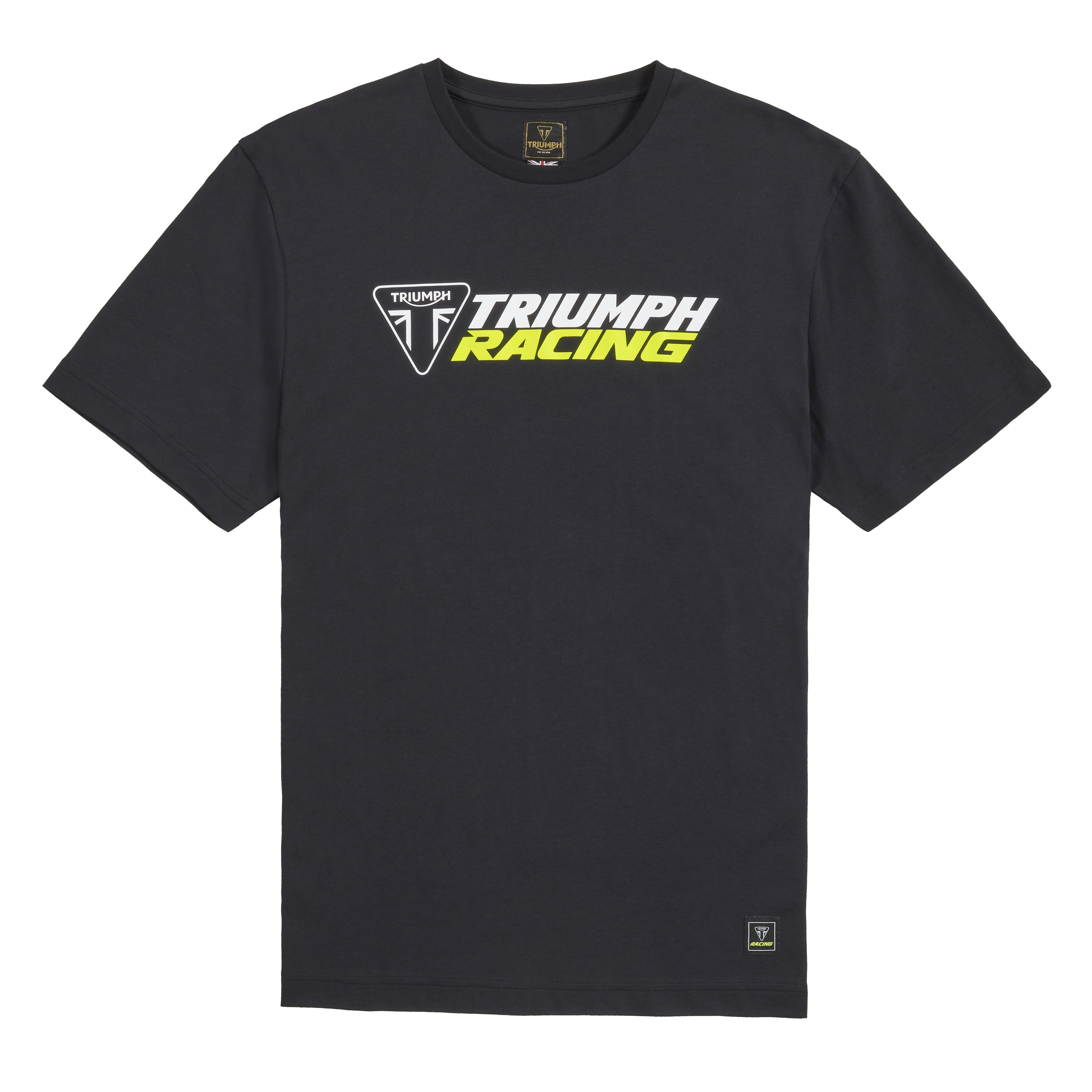 RACING TEE BLACK / YELLOW XL image 2