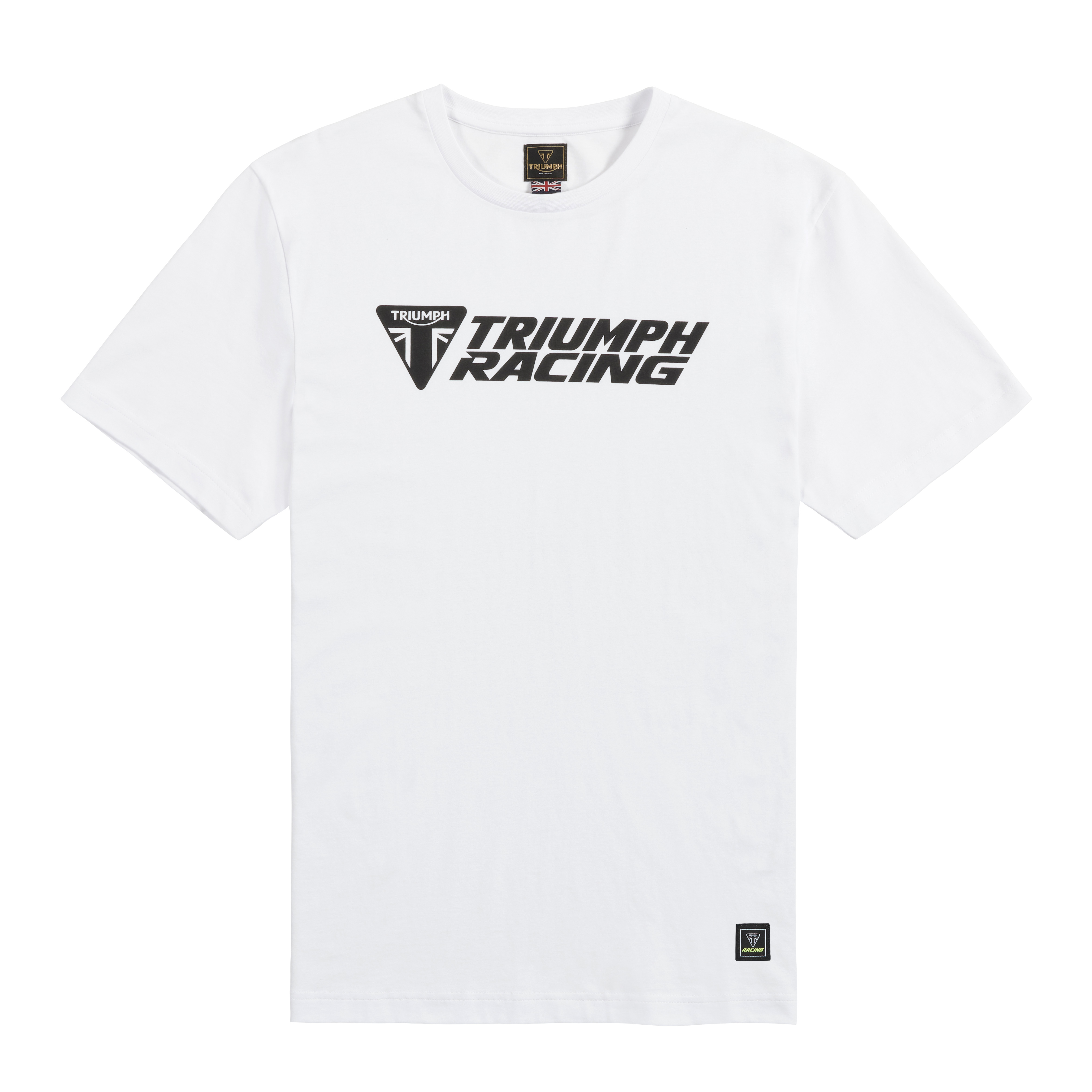 RACING TEE WHITE / BLACK L image 12