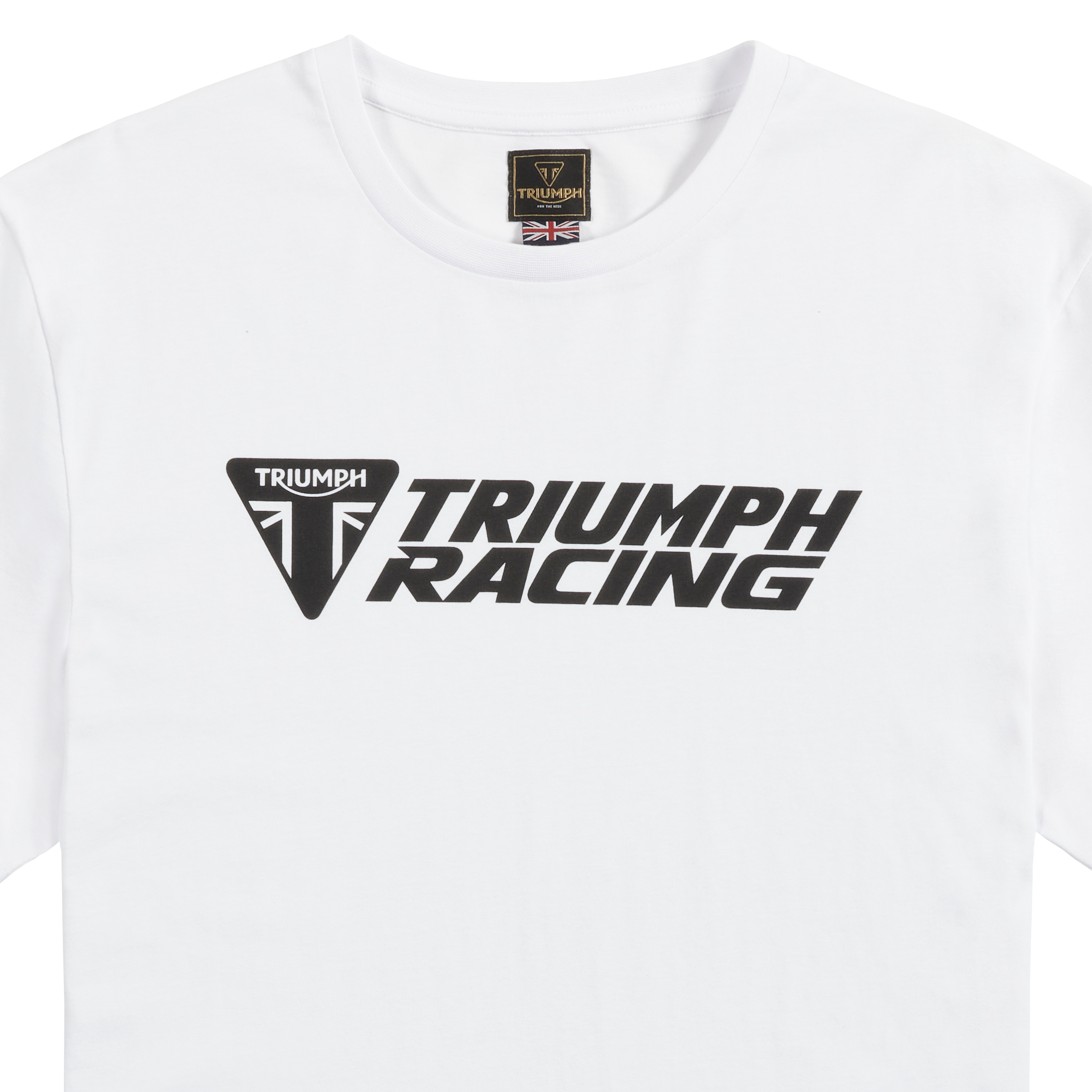RACING TEE WHITE / BLACK XXL image 4