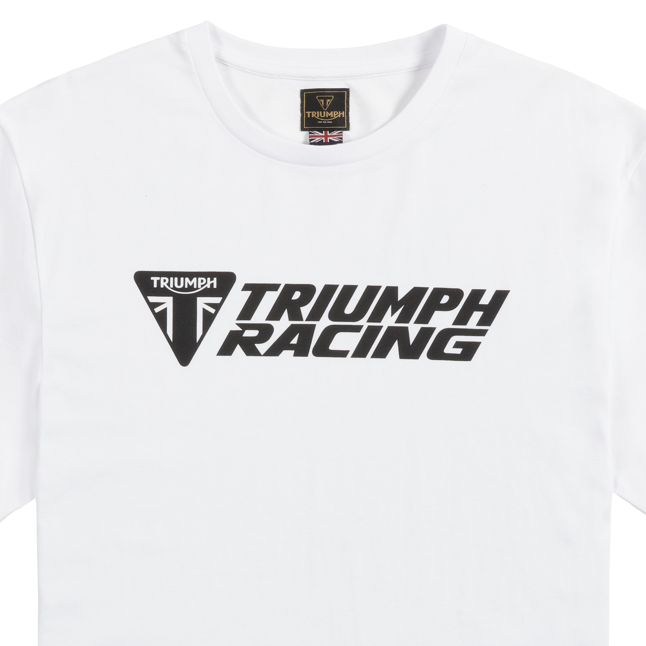 RACING TEE WHITE / BLACK XXL image 5