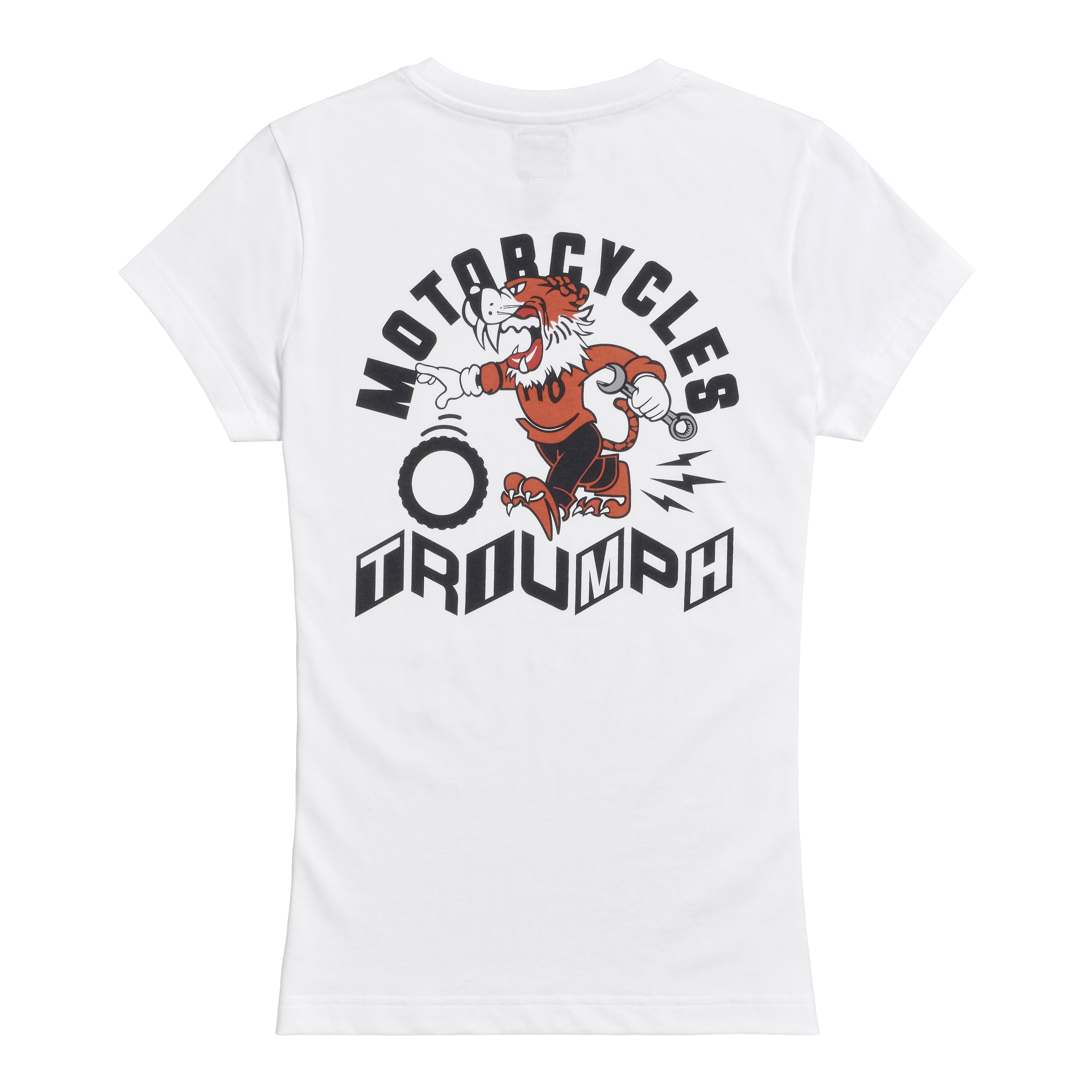 Ladies Pit Stop Tee White photo 1