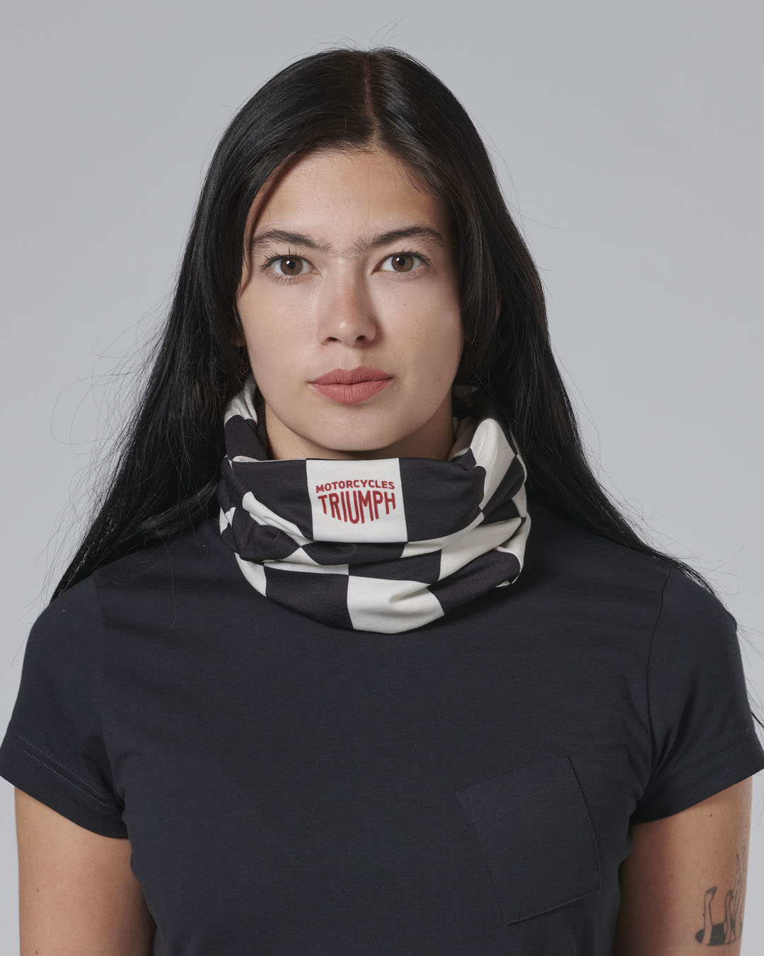 Cohen Neck Tube Black / Bone photo 3