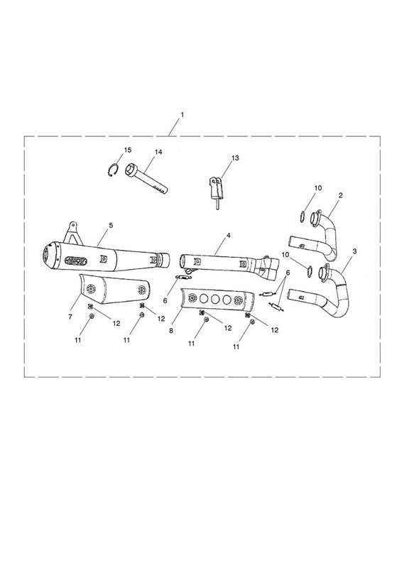 Exhaust System Assy, Arrow 2:1