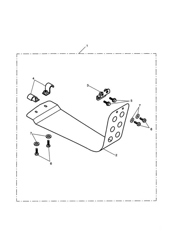 Skid Plate Kit, Black