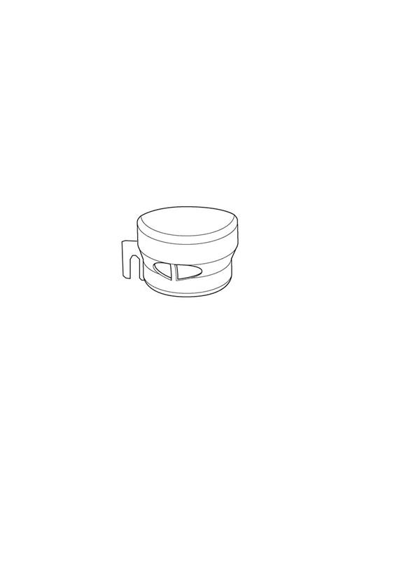 Brake Reservoir Cover, Rear, Chrome