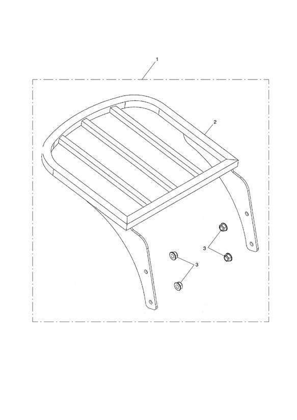 Traditional Luggage Rack - N/A to America LT