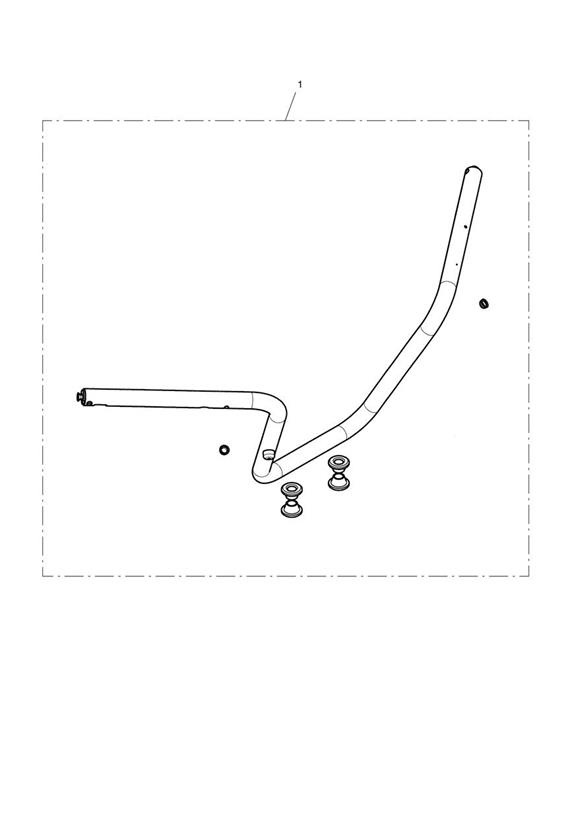 High Handlebar Kit, Chrome