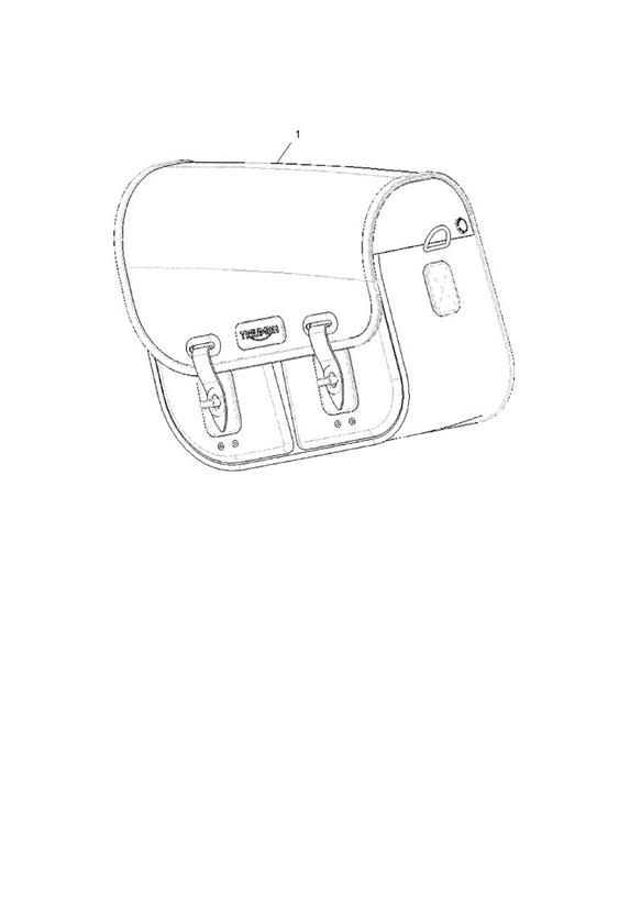 Pannier, Waxed Cotton, Black, LH