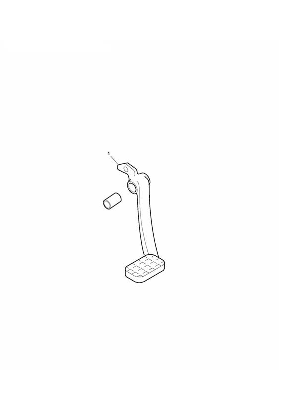 Brake Pedal Kit, Chrome