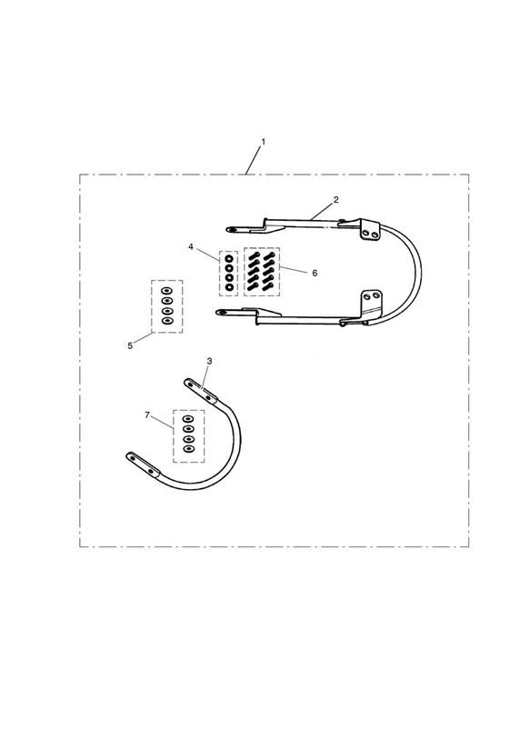 Chrome Grab Rail Kit