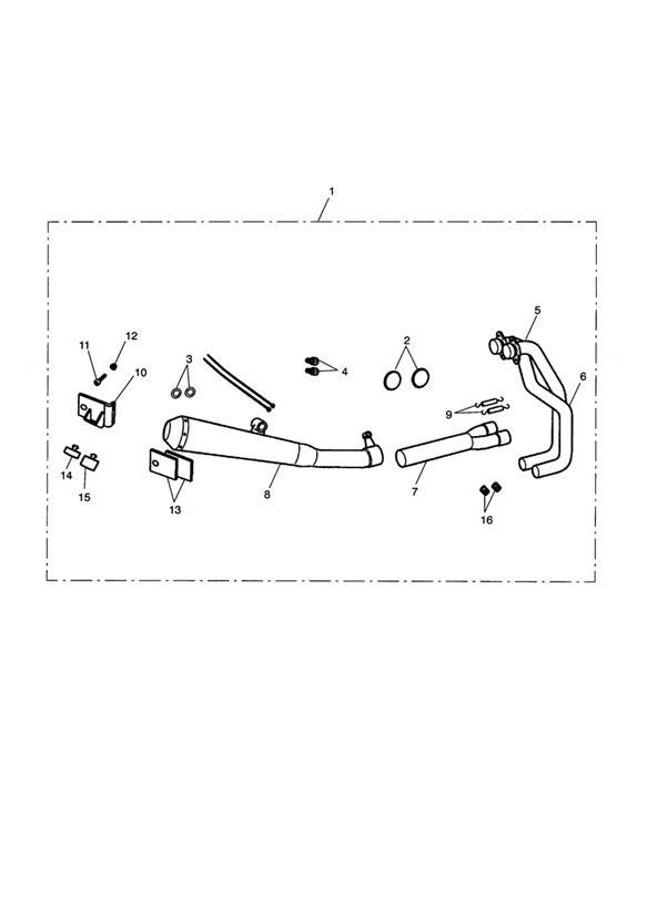 Exhaust System Assy, Arrow 2:1