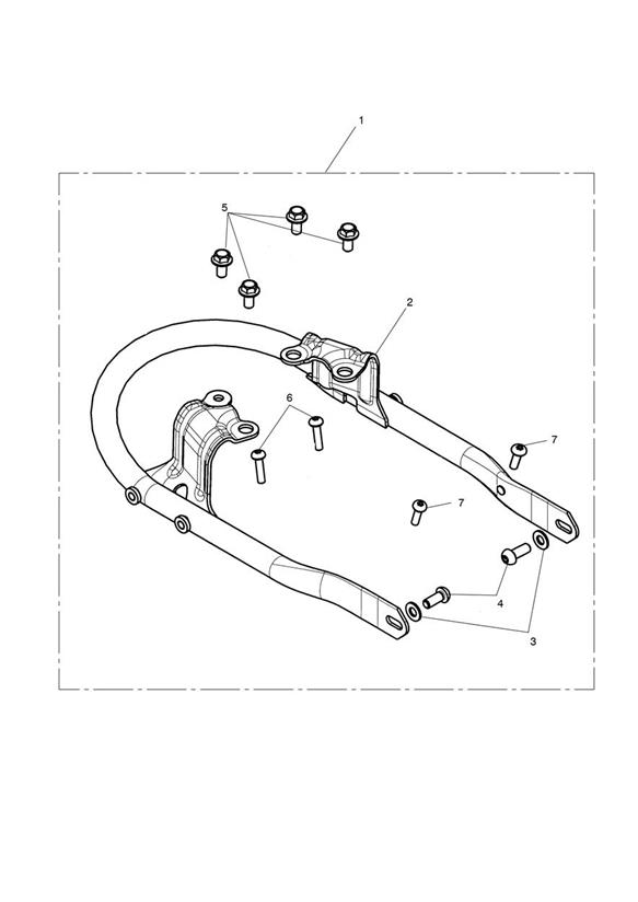 Mounting Kit, Grab Rail, Black