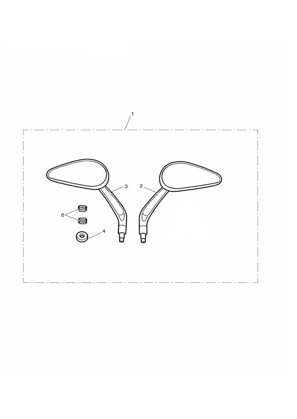 Oval Mirrors, Kit, Drilled