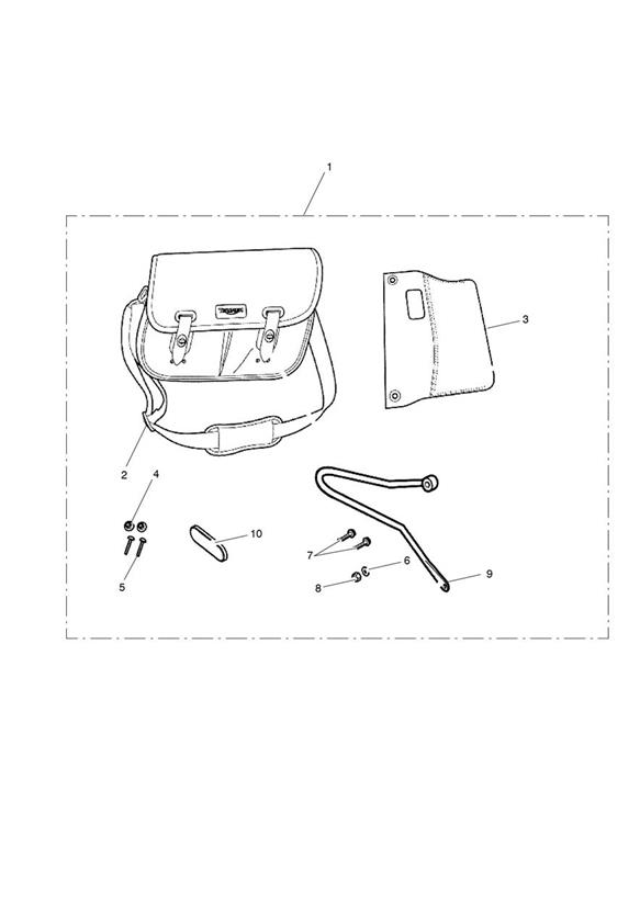Pannier Kit, LH, Waxed