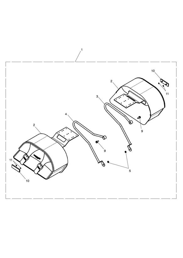 Saddlebag, Classic, Large Kit