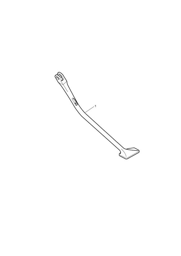 Side Stand Kit, Chrome