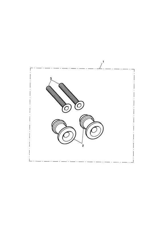 Anodised Paddock Stand Bobbins Kit, Black