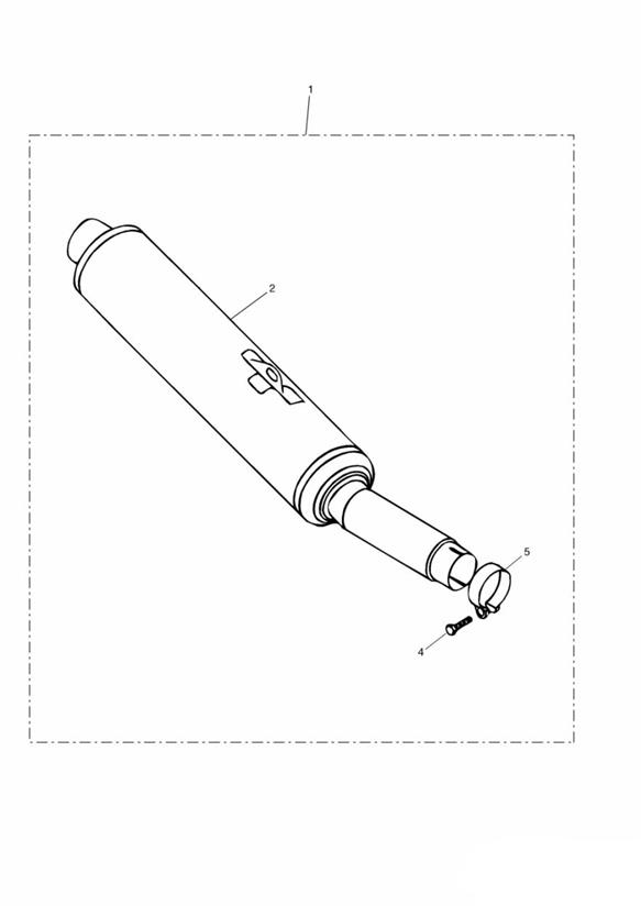 Silencer Kit, Hi-Level