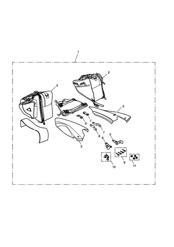 Sports Throwover Pannier Kit