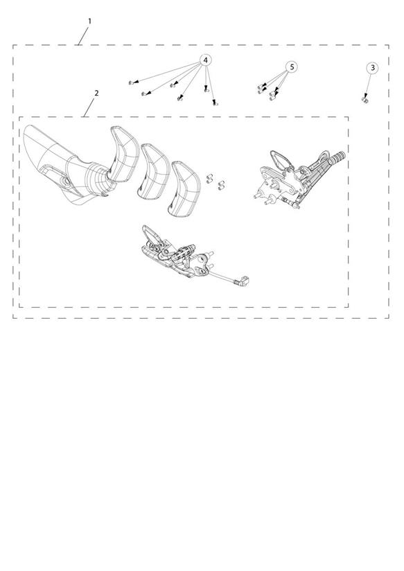 Foot Control Kit, Forward