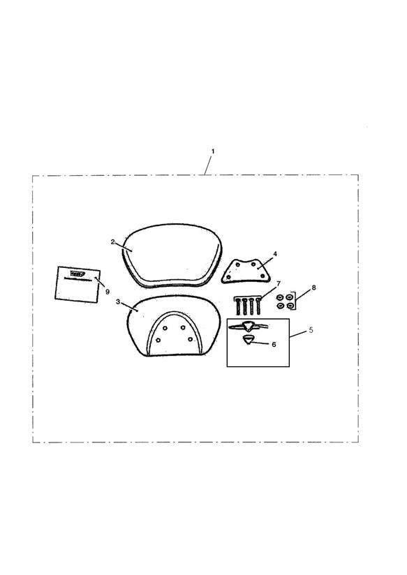 Longhaul Backrest Pad, Passenger