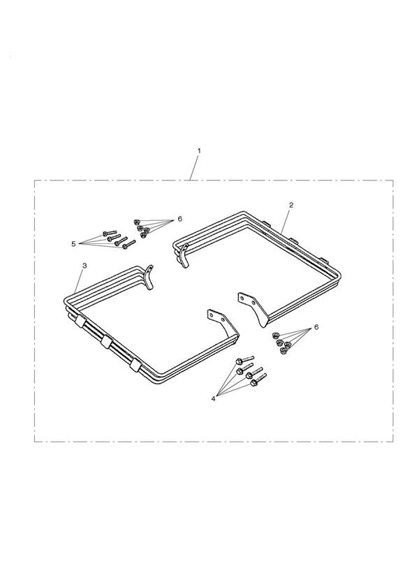 Panniers Dresser Rail Kit