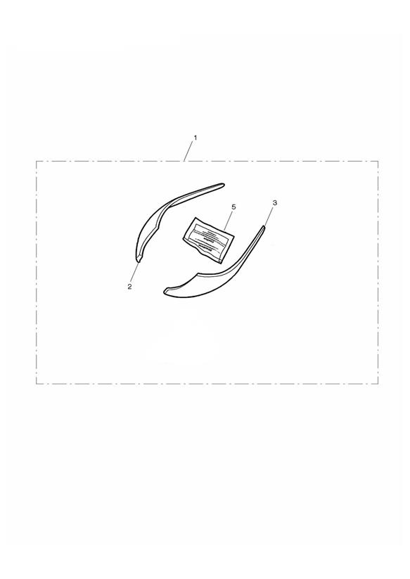 Rear Fender Tip Kit