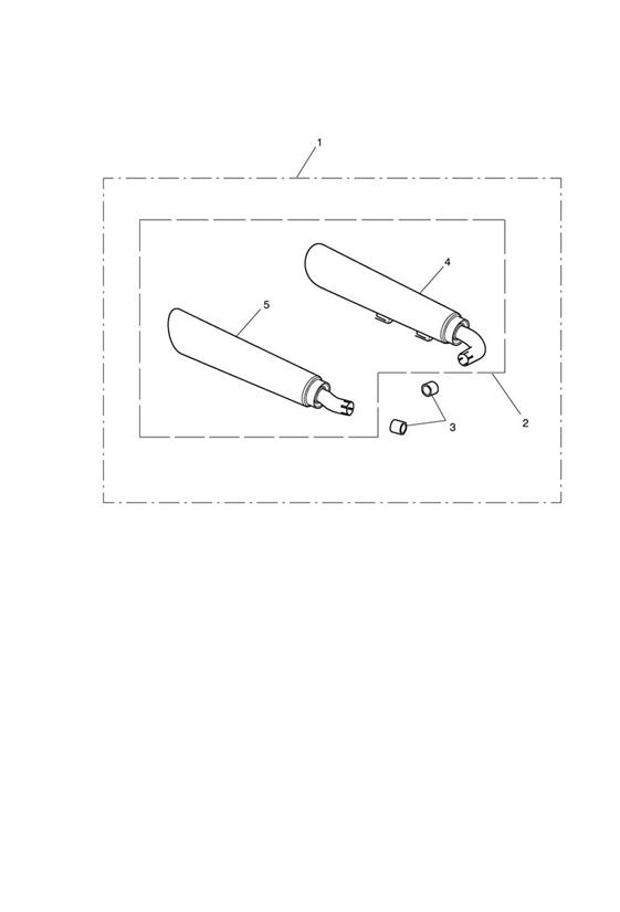 Silencer Kit, Twin, Aftermarket - Roadster Only